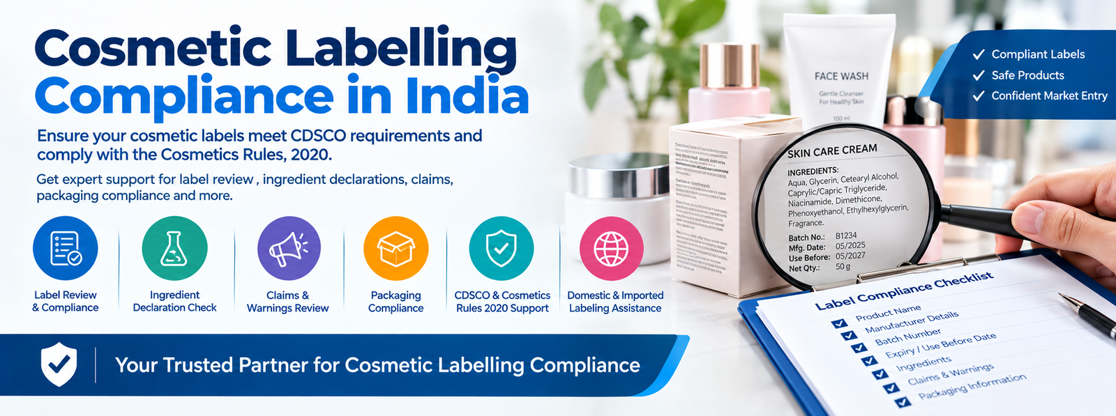 Cosmetic Labelling Compliance in India